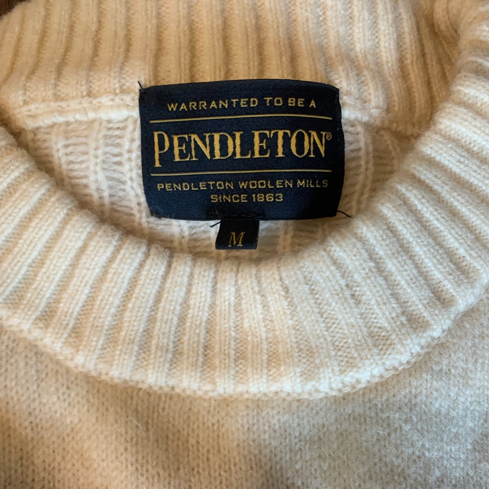 Pendleton for Japan Market Lambswool Crew Sweater - Picture 4 of 5